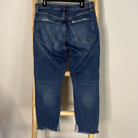 Agolde Jamie Straight Jeans in Lowdown High Rise Distressed 29 - Picture 8 of 12